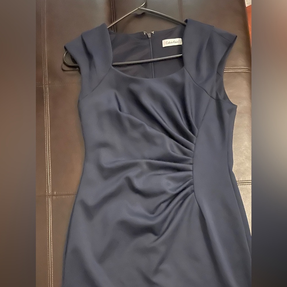 Calvin Klein navy blue dress, size 8